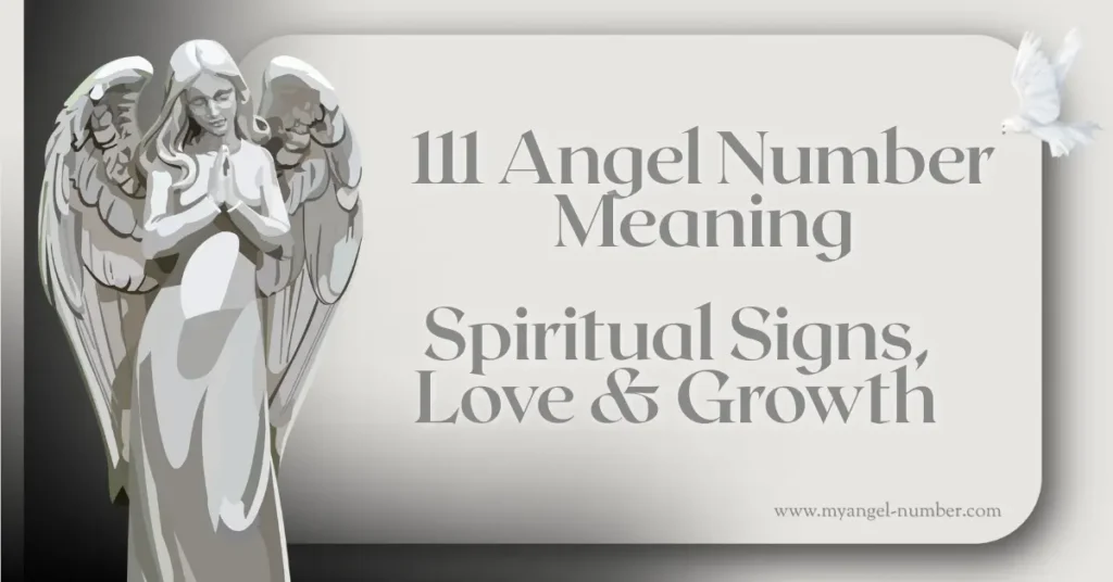 The 111 angel number meaning is connected to awareness, fresh starts and clear thinking. 